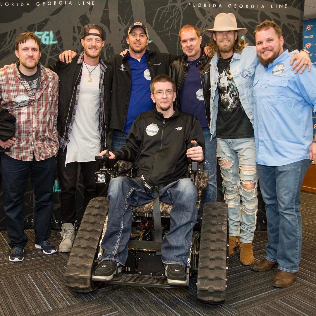 Florida Georgia Line Helps Give a Wounded Vet a Wheelchair!Florida